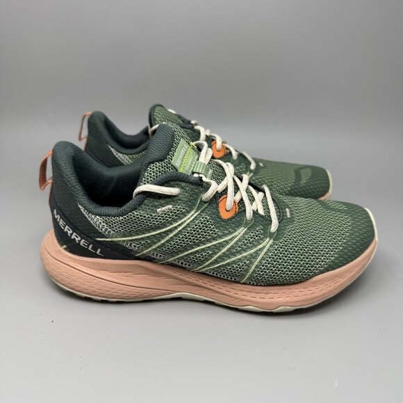 Merrell Womens Size 8 Green Mesh  Bravada 2 J037986 Hiking Low Top Lace Up Shoes - Picture 1 of 8